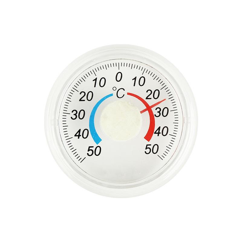 圆形塑料门窗温度计简易指针式寒暑表家用室外门窗温度表-图3