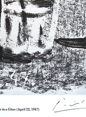 毕加索限量版画装饰画
