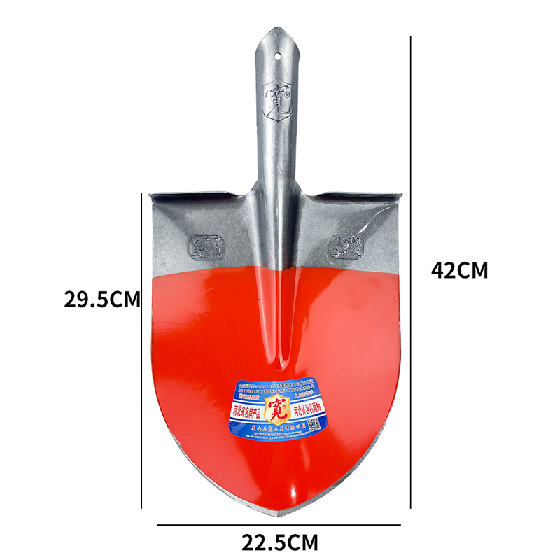 宽牌农用锰钢尖头锹加厚挖土铲子尖锹铁锹钢锹加厚铁锨全钢家用 - 图1