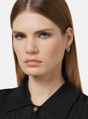 【6期免息】VERSACE/范思哲 男女同款Greca环形耳环