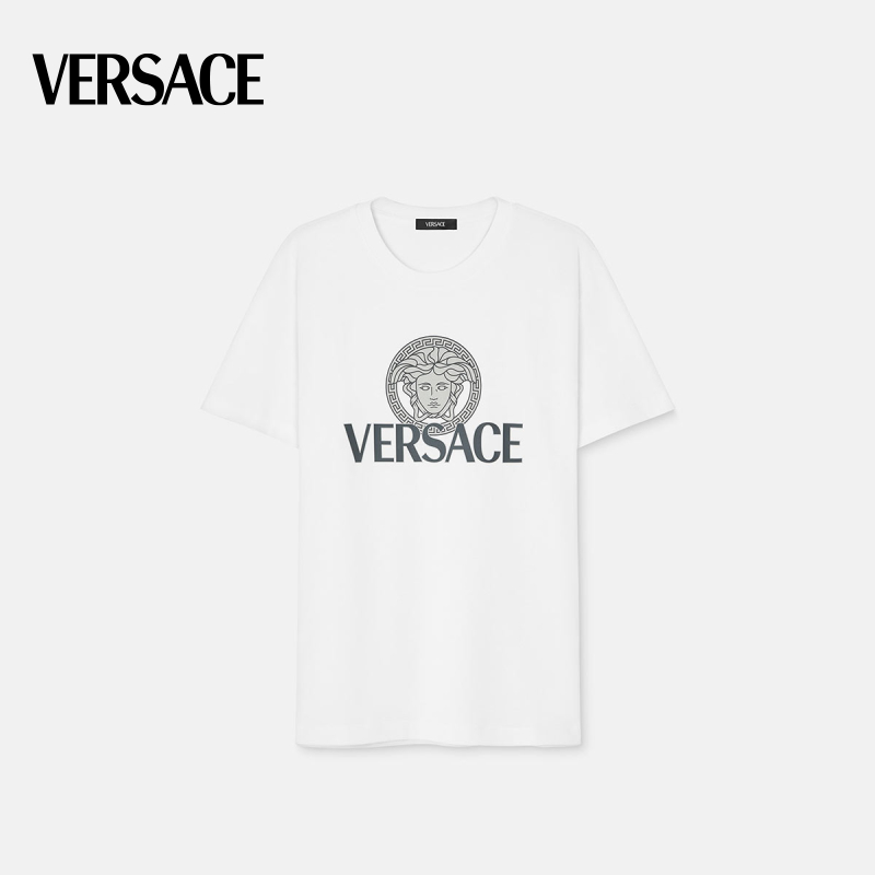 【春夏新品】VERSACE/范思哲男士Medusa Logo T恤-图0