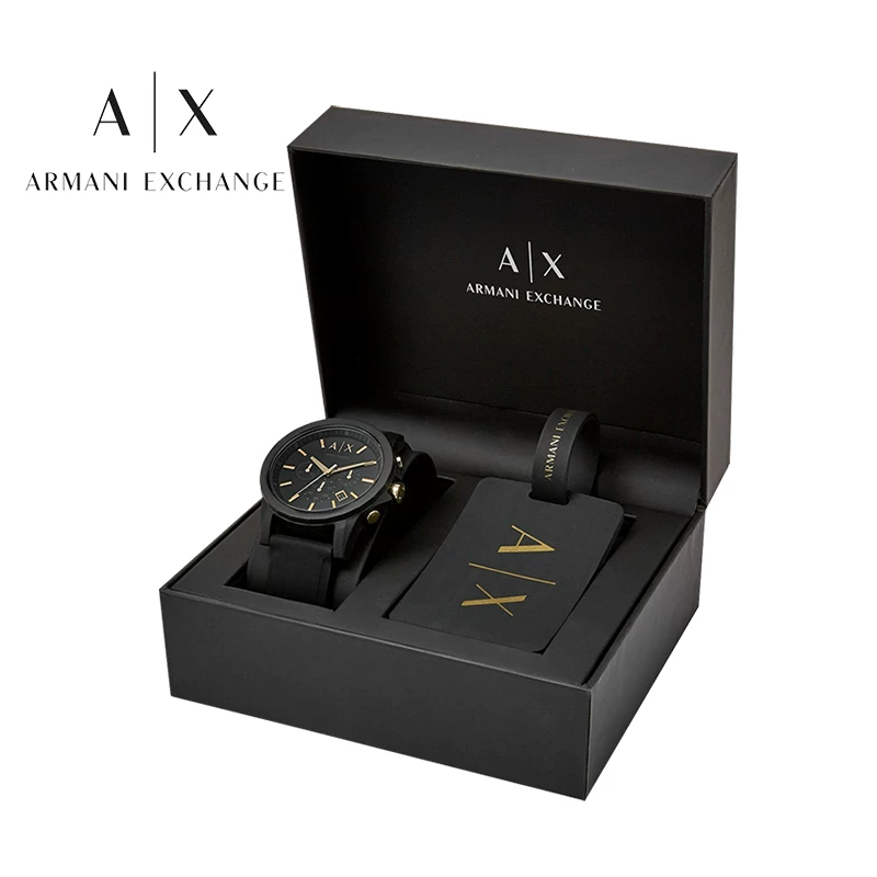 Armani, мужские часы, кварцевые в подарочной коробке, европейский стиль