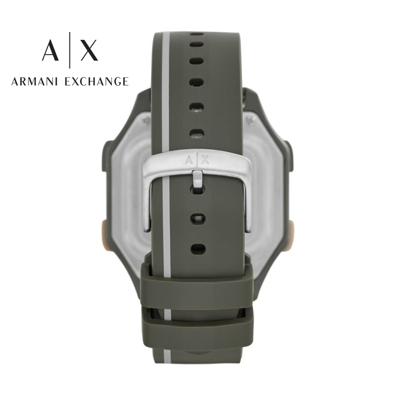 阿玛尼手表男Armani Exchange硅胶表带电子智能轻奢腕表AX2953