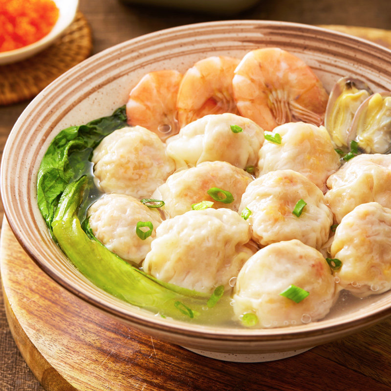 【一旬一味】鲜虾夜宵手工云吞早餐小馄饨方便速食水饺子虾 2袋,淘宝优惠券,粉丝福利购,淘宝优惠卷
