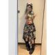 Subculture Tie Dye Sirregular Skirt Midi Skirt