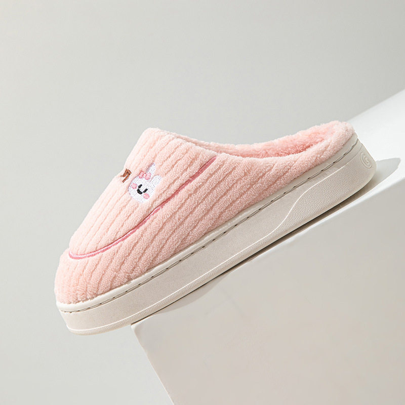 新款冬季棉拖鞋男士卡通家居加厚室内保暖防滑棉拖鞋女,淘宝优惠券,粉丝福利购,淘宝优惠卷