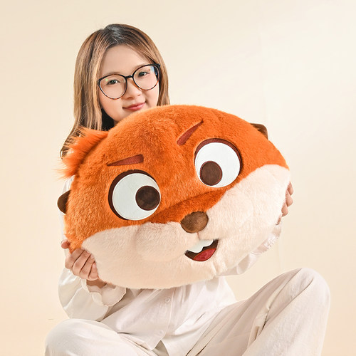 迪士尼 potdemiel蜂蜜罐河狸变身计划毛绒玩偶公仔靠睡抱枕生礼物 - 图2