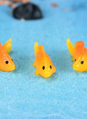 微景观鱼缸可爱风树脂小动物