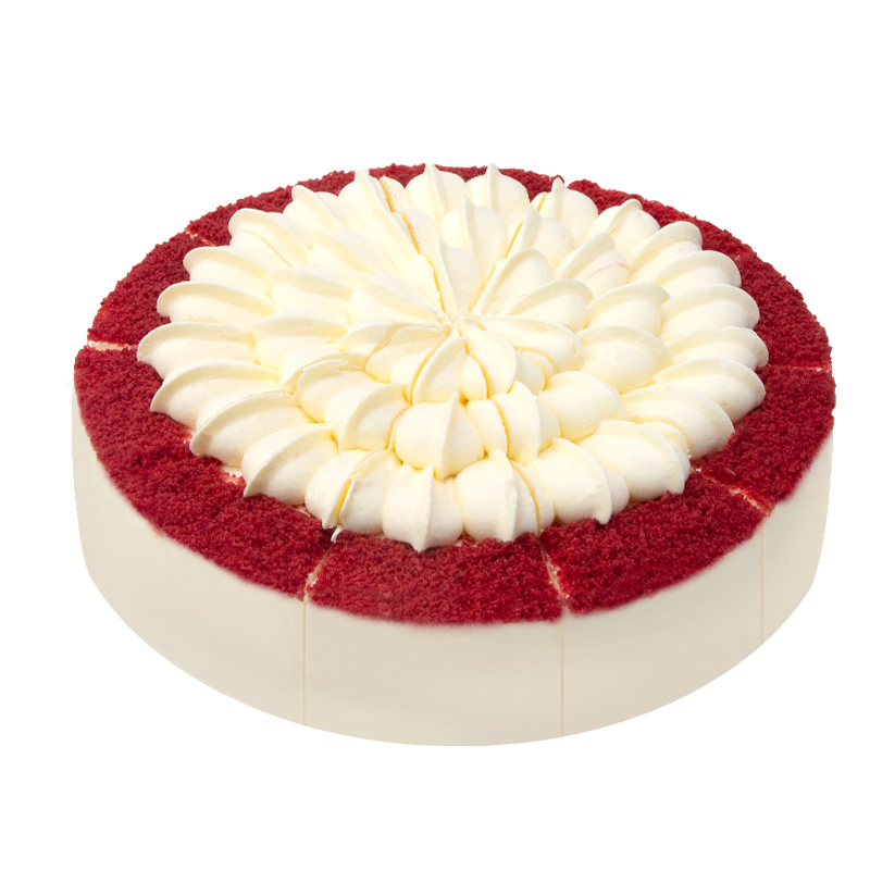 馥斓思薇草莓红丝绒慕斯蛋糕动物奶油商用冷冻甜品半成品西式点心 - 图3