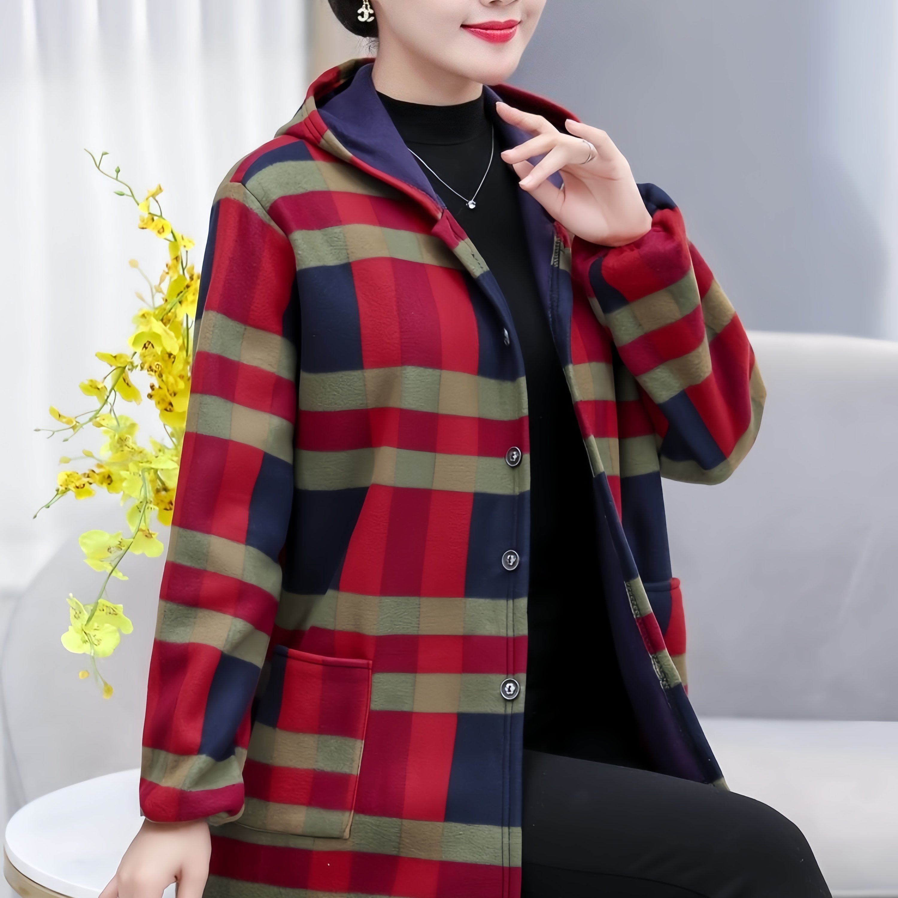 四川省服法兰绒罩衣成人长袖加绒加厚护衣珊厨房绒瑚工作服围裙,淘宝优惠券,粉丝福利购,淘宝优惠卷