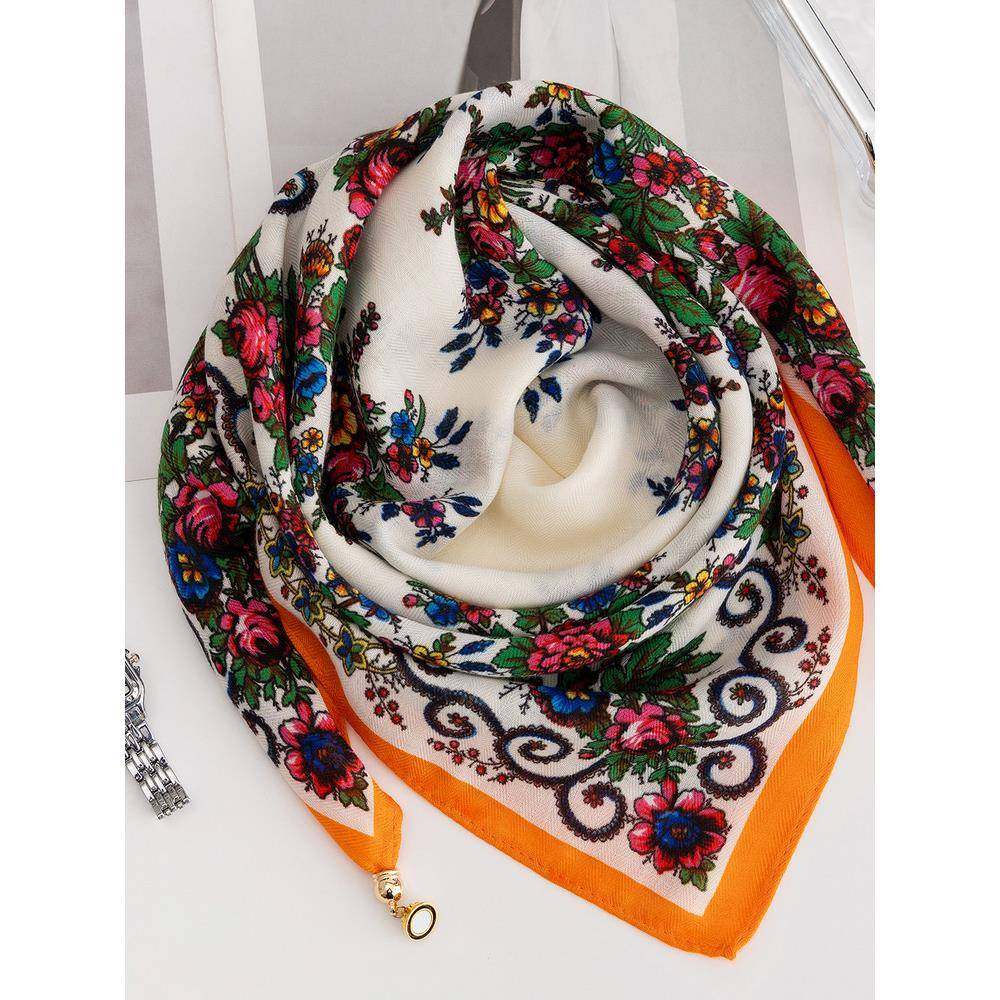 丝巾磁吸扣2025新款方巾女系脖高级感围巾春秋冬护颈女棉麻围巾女,淘宝优惠券,粉丝福利购,淘宝优惠卷