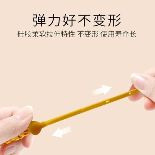 安抚奶嘴防掉链牙胶链硅胶婴儿磨牙玩具牙胶防丢链夹绳宝宝 - 图0