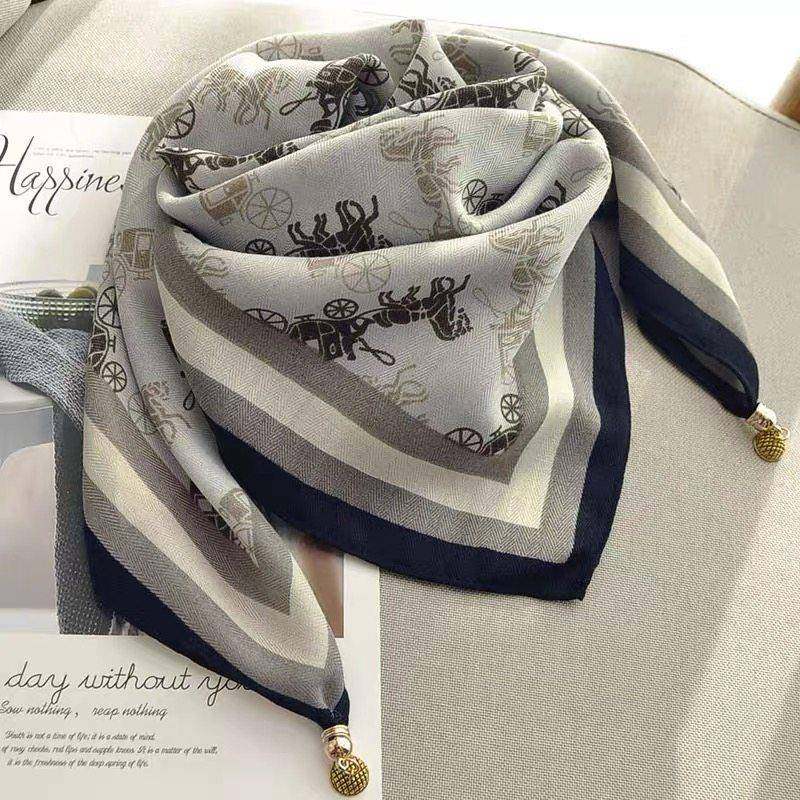 丝巾磁吸扣方巾女系脖高级感围巾春秋冬护颈女2025新款棉麻围巾,淘宝优惠券,粉丝福利购,淘宝优惠卷