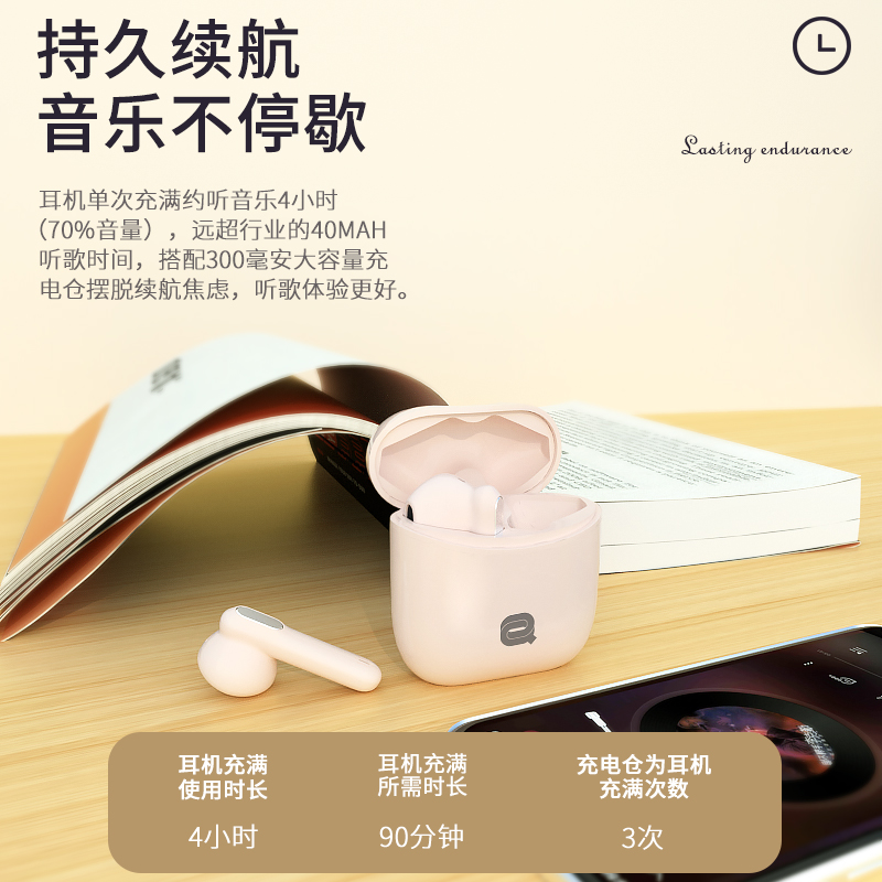 奇遇真苹果华为oppo小米vivo耳机 爱奇艺智能硬件影音蓝牙耳机