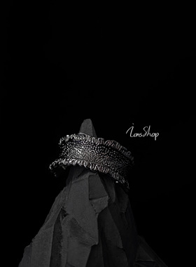 ionsshop锡纸花边磨砂戒指环