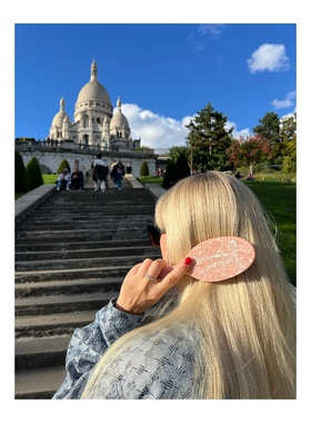 Solar Eclipse BALLET BOW HAIR BRUSH 梳子 粉色REVOLVE小众新款