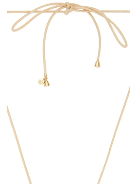 Ettika NATURAL CORD FLOWER 垂褶项链 revolve小众新款