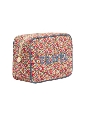 Stoney Clover Lane HAND EMBROIDERED TRAVEL LARGE POUCH 小袋