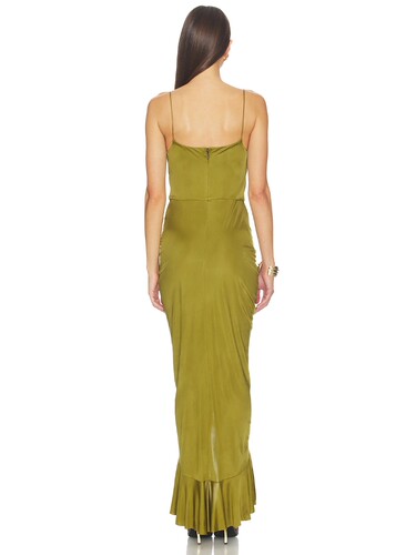 Atlein Ruffle Strappy Long Dress revolve小众新款 - 图1
