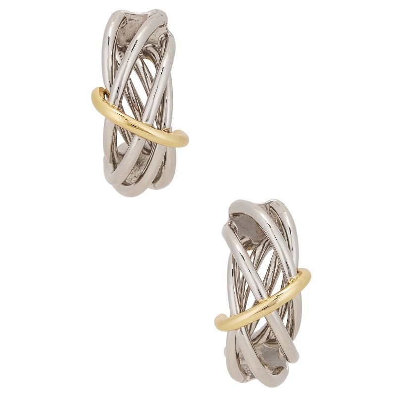 Demarson SLOANE 铆钉耳饰 金属金色REVOLVE小众新款 - 图1