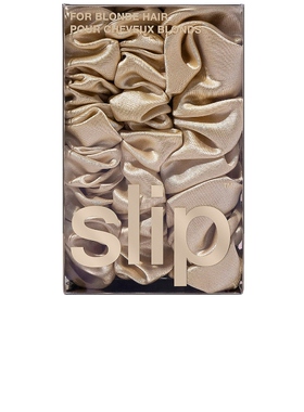 slip ASSORTED SCRUNCHIE SET OF 3 束发带套件revolve时尚小众新