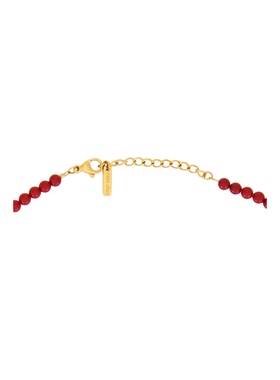 Casa Clara ZARA 珠饰项链 红色REVOLVE小众新款