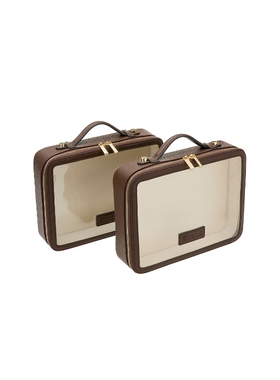 ETOILE COLLECTIVE LARGE TWIN TRAVEL CASE 化妆包 棕色 REVOLVE