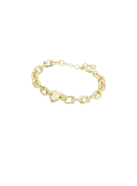 BaubleBar金色手链甜美风秋冬新品链条心形吊坠REVOLVE