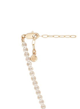 Ettika Luminous Love Tennis Necklace 金属金色REVOLVE小众新款