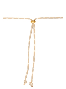 Flwze米色项链甜美风早秋新品串珠鱼形吊坠长款REVOLVE