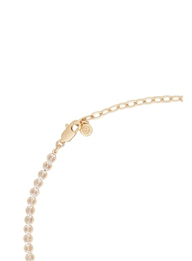 Ettika SIMPLE SPARKLINE 项链 金属金色REVOLVE小众新款