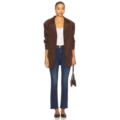 MOTHER THE PATCH POCKET INSIDER FLOOD 紧身裤 蓝色 美式复古风 - 图3