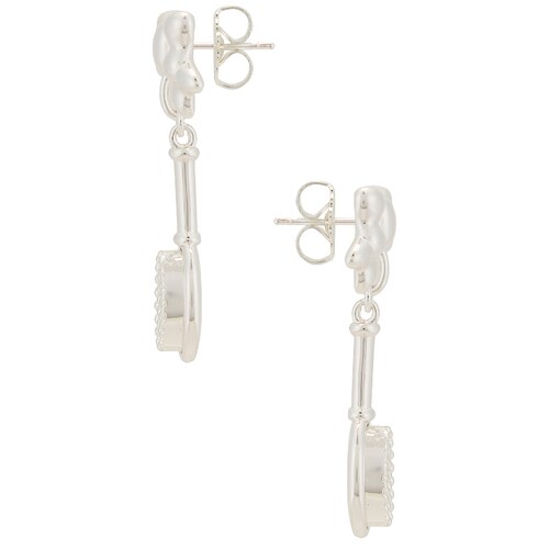 Sandy Liang 耳饰 金属银色REVOLVE小众新款 - 图1