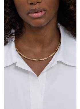 STONE AND STRAND 项链 revolve小众新款 金属金色