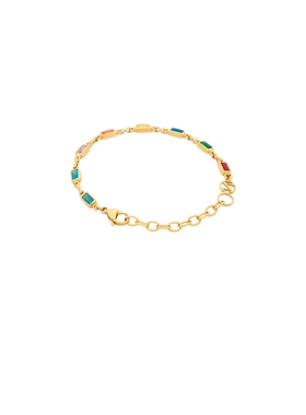 Nialaya RECTANGLE 手镯 金属金色REVOLVE小众新款