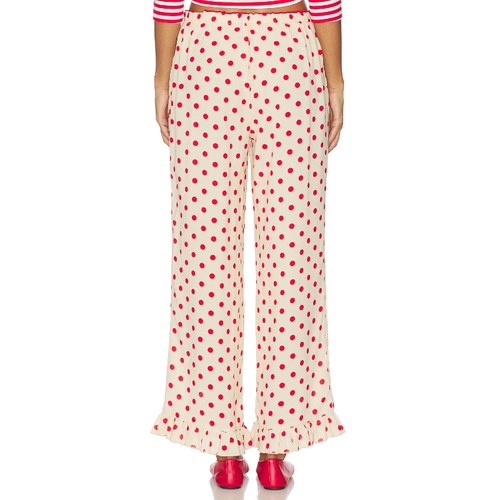 Lisa Says Gah LIORA 褶饰长裤 象牙白 美式休闲风REVOLVE小众新 - 图2