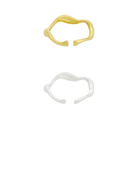 Casa Clara Hele Asymmetric Ring Duo revolve小众新款