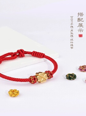 手串DIY项链桃花金店隔珠配饰
