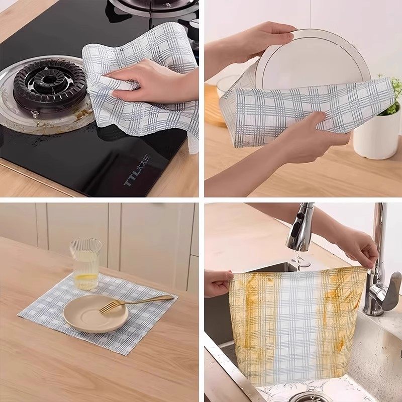 厨房懒人抹布一次性加厚干湿两用可水洗吸水去油无纺布家用洗碗布,淘宝优惠券,粉丝福利购,淘宝优惠卷