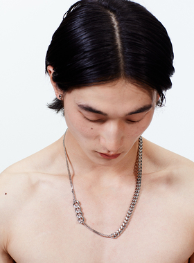 blott官方店粗链条别针拼接项链