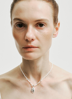 BLOTT度假系列 贝壳珠拉丝蟹钳度假感项链颈链