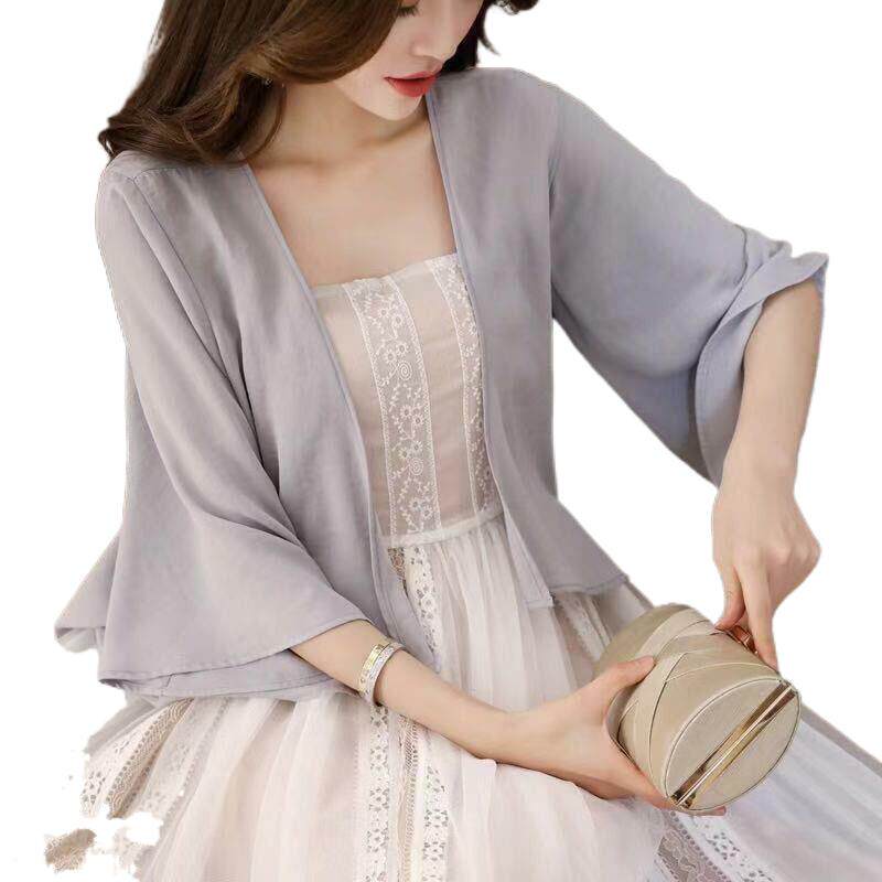  品秋延蕾丝衫/雪纺衫