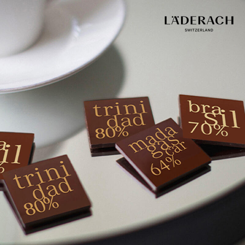 Laderach莱德拉黑巧礼盒70%80%巧克力瑞士进口高端零食圣诞节礼物