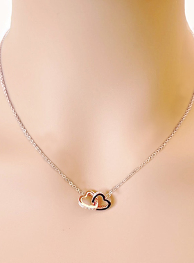 环形圆盘七夕轻奢小众项链送女友