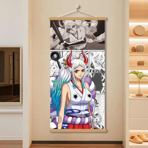 海贼王挂画动漫海报路飞索隆娜美艾斯艾斯装饰画卧室书房二次元图 - 图3