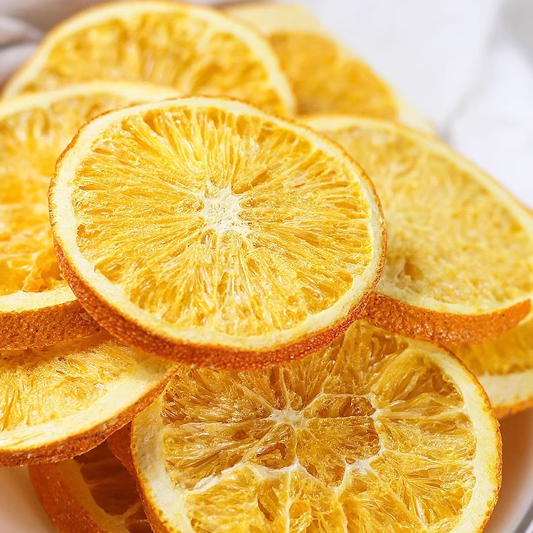 冻干橙子片500g香橙柠檬片橙干片橙片泡水烘焙装饰西柚果干水果茶 - 图2