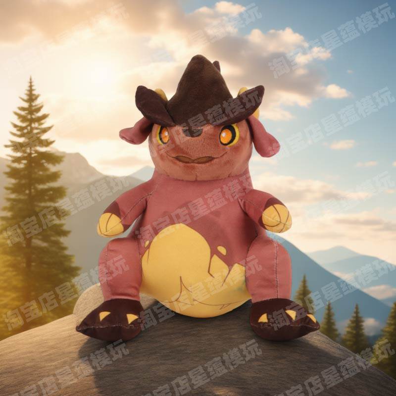 原神纳塔幼龙玩偶小龙芙宁娜周边毛绒陪睡觉抱公仔抱枕芙宁娜魈猫