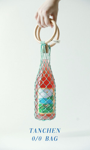 TANCHEN 手工编织零零酒袋 环保时髦野餐手提袋 不支持七天无理由 - 图3
