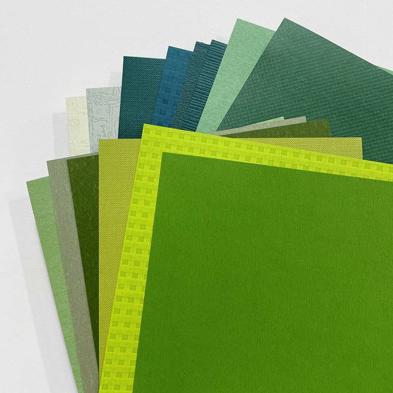 特调色调薄荷莫兰迪森林绿色纹理卡纸艺术纹理纸手账手帐素材纸-图0