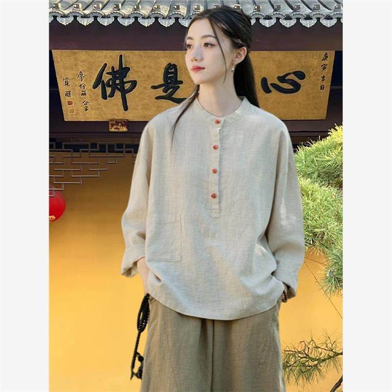 太极服女2025新款八段锦练功服装太极裤太极拳男款棉麻武术表演服,淘宝优惠券,粉丝福利购,淘宝优惠卷